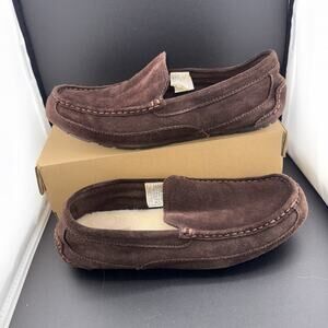 Ugg Men’s Alder Slip On Brown Slippers Size 10 - They Run Small